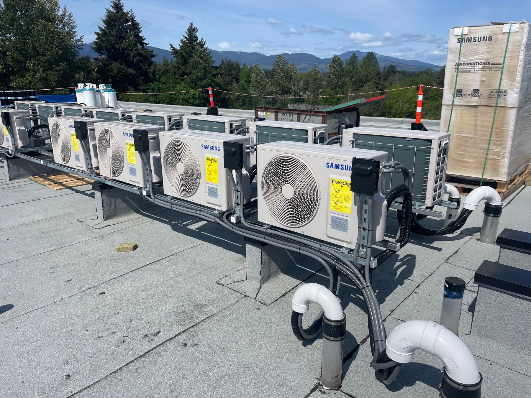Vent-Air heat pump install